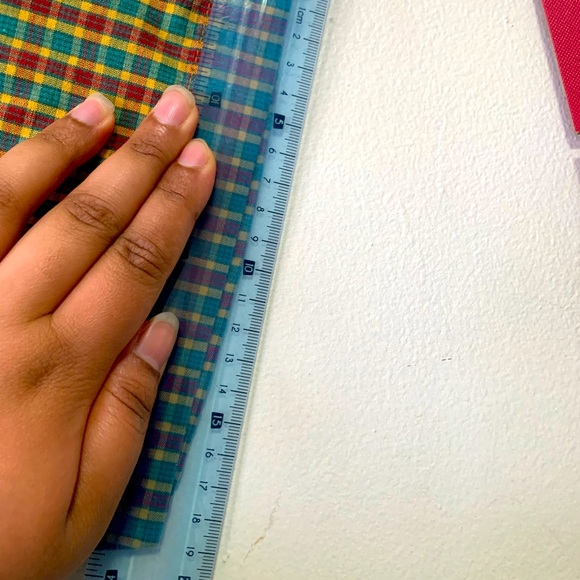 AZZARO Designer Men’s Shirt, Green color check, cotton material, M- size, - Picture 10 of 10